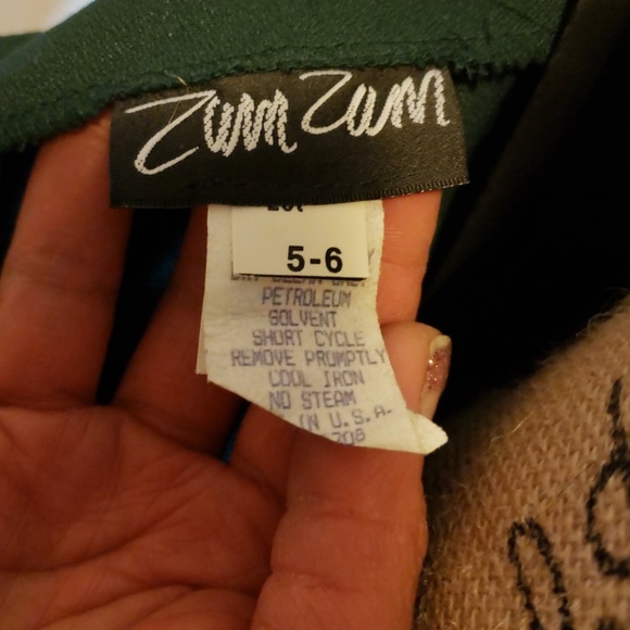 Hunter green halter floor length gown - Picture 4 of 7